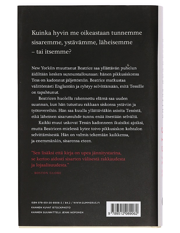 Sisar - Lupton, Rosamund - Jännitys ja dekkarit - 10105397283 - 1
