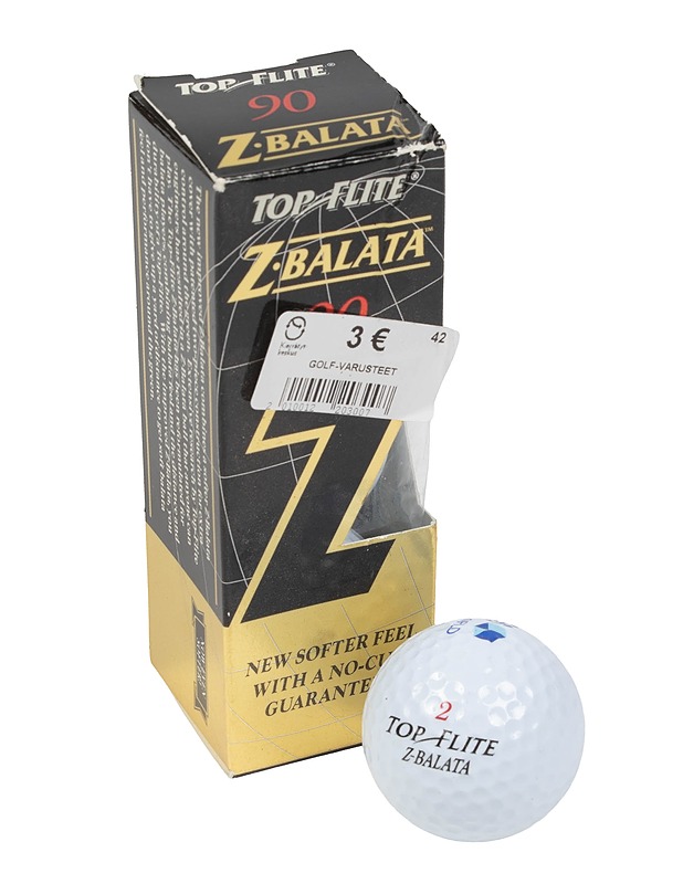 TOP-FLITE Z-BALATA 90 golfpallo, 3 kpl - Golf - 10105397286 - 0