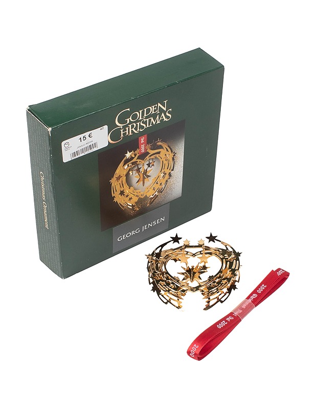 GEORG JENSEN Golden Christmas 2000 joulukoriste - Koriste-esineet - 10105397356 - 2