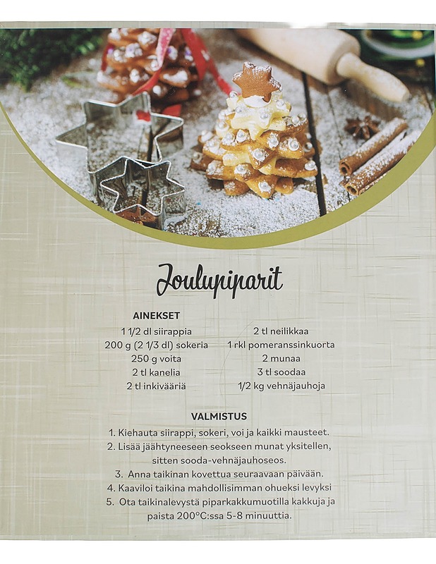 CREATE HOME Joulukuusi piparimuottisetti, 7-osaa - Joulutuotteet - 10105397367 - 3