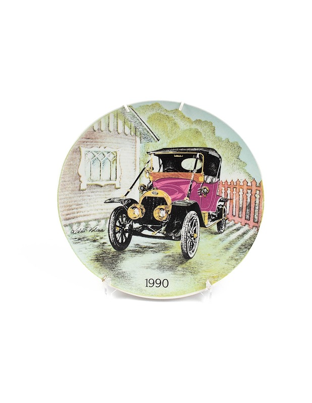 Autohistorian vuosilautanen 1990 - Seinälautaset - 10105397380 - 0