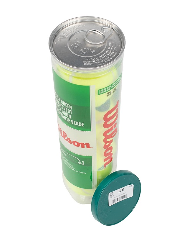 WILSON Starter Green tennispallot, 4 kpl - Tennis - 10105397379 - 1