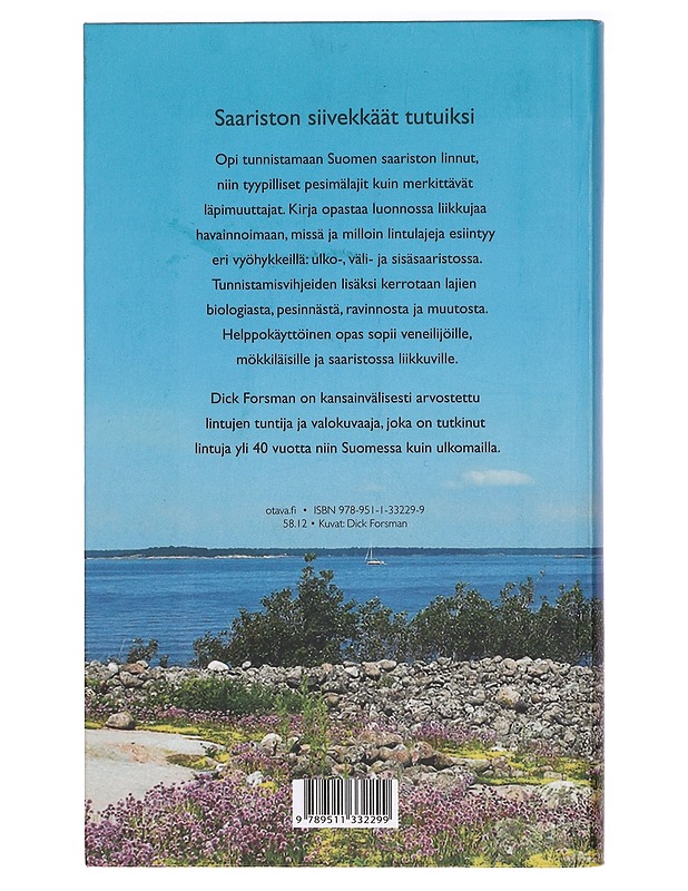 Saariston linnut Suomen luonnossa - Forsman, Dick - Tietokirjat ja oppaat - 10105397381 - 1