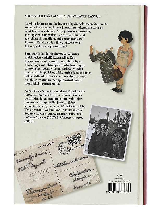 Sodan kasvattamat - Näre, Sari - Historiakirjat - 10105397415 - 1