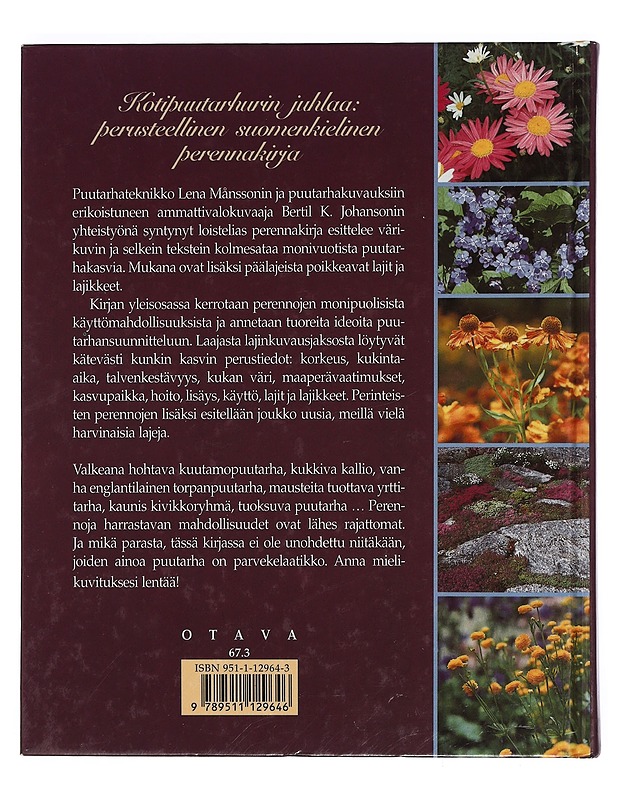 Perennat : kotipuutarhan kauneimmat koristekasvit - Månsson, Lena - Lemmikki- ja luontokirjat - 10105397447 - 1