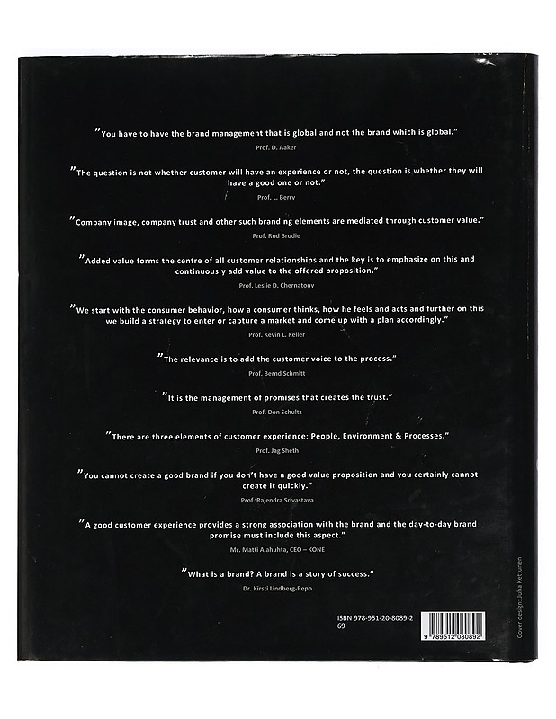 Titans of branding - Lindberg-Repo, Kirsti - Tietokirjat - 10105397451 - 1