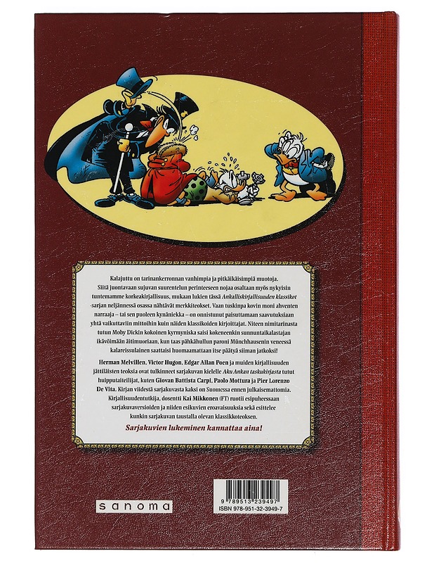 Ankalliskirjallisuuden klassikot. 4, [Moby Dick - melkoinen valas ja muita tarinoita] - Hulkkonen, Hertta - Sarjakuvat - 10105397472 - 1