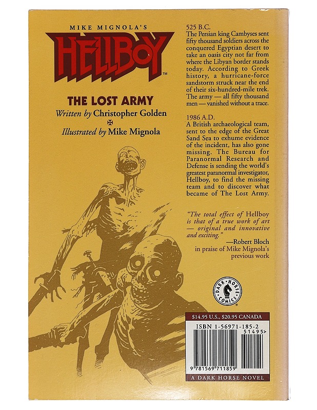 Hellboy: The Lost Army - Golden, Christopher - Fantasia- ja scifi - 10105397482 - 1
