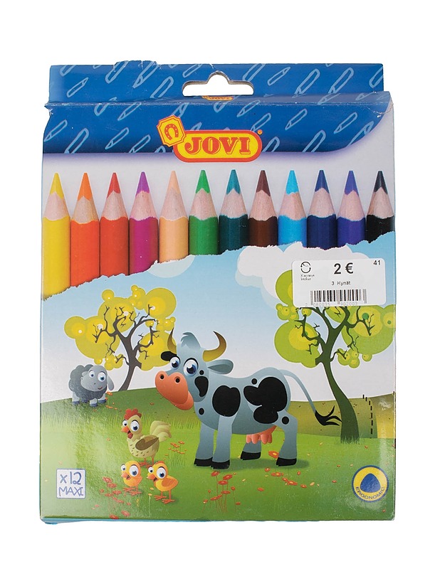 JOVI Maxi värikynät, 12 kpl - Askartelu - 10105397481 - 0
