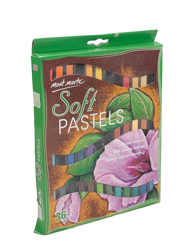 MONT MARTE pehmeät pastelliliidut, 36 kpl - Askartelu - 10105397489 - 0