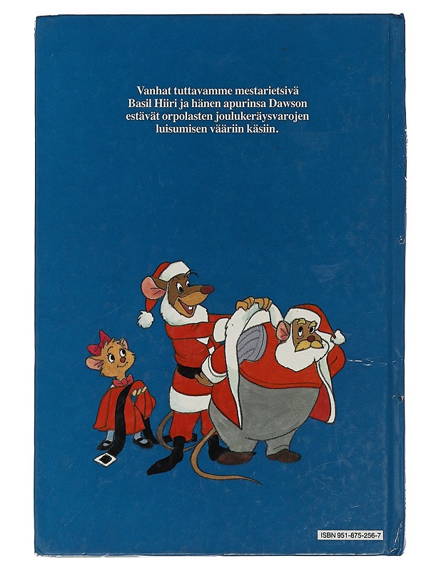 Mestarietsivä Basil Hiiri pelastaa joulun - Suomennos: Sari-Anne Ahvonen - Lastenkirjat - 10105397663 - 1