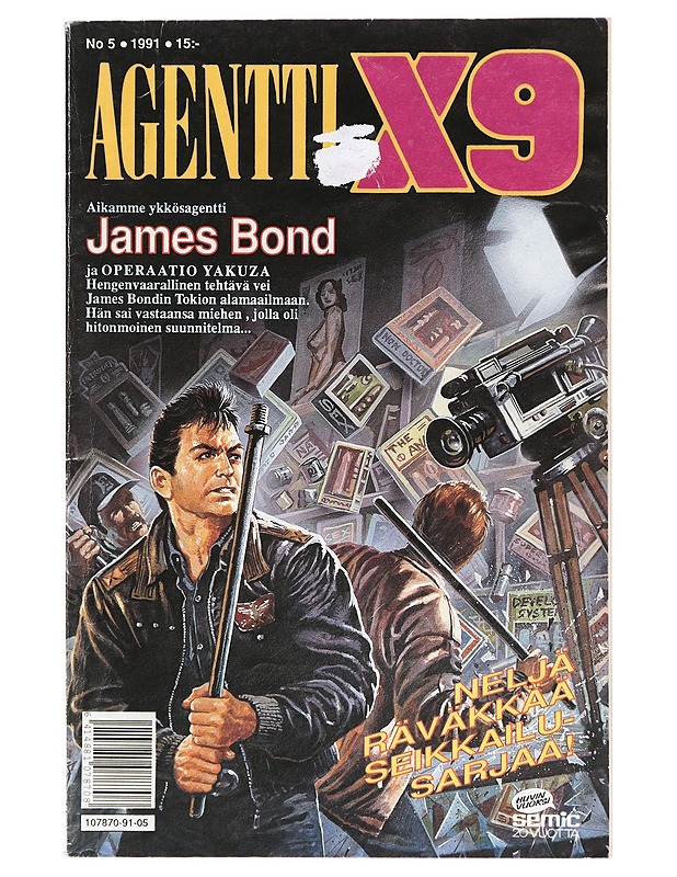 Agentti X9 No 5/1991 -Ian Mennell - Sarjakuvat - 10105397686 - 0