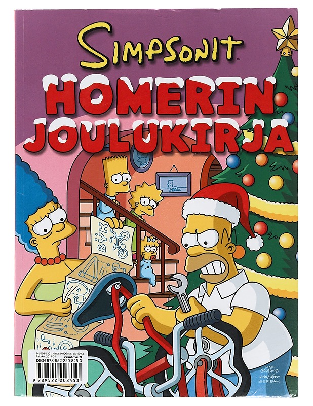 Simpsonit : Homerin joulukirja - Laine, Henrik - Sarjakuvat - 10105397712 - 0