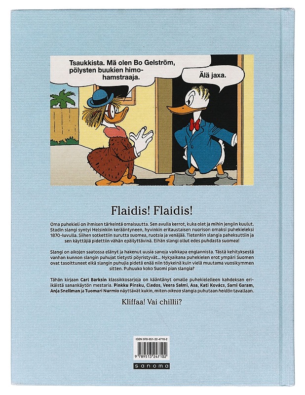 Slangisota : Carl Barksin klassikkosarjoja stadin puhekielellä - Barks, Carl - Sarjakuvat - 10105397748 - 1
