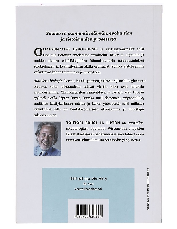 Ajatuksen biologia : tietoisuuden, aineen ja ihmeiden avaimet - Lipton, Bruce H. - Tietokirjat ja oppaat - 10105397799 - 1