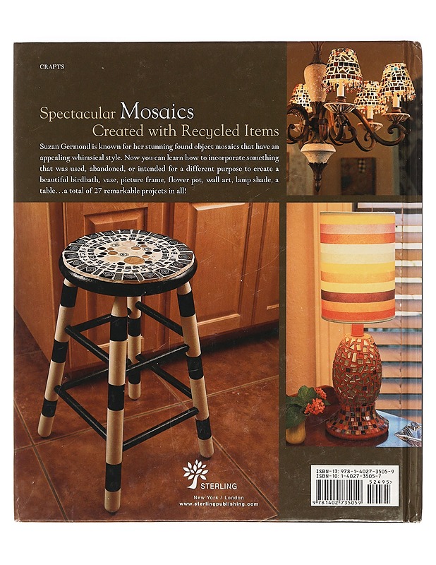 Found art mosaics - Suzan Germond - Taide- ja kulttuurikirjat - 10105397845 - 1