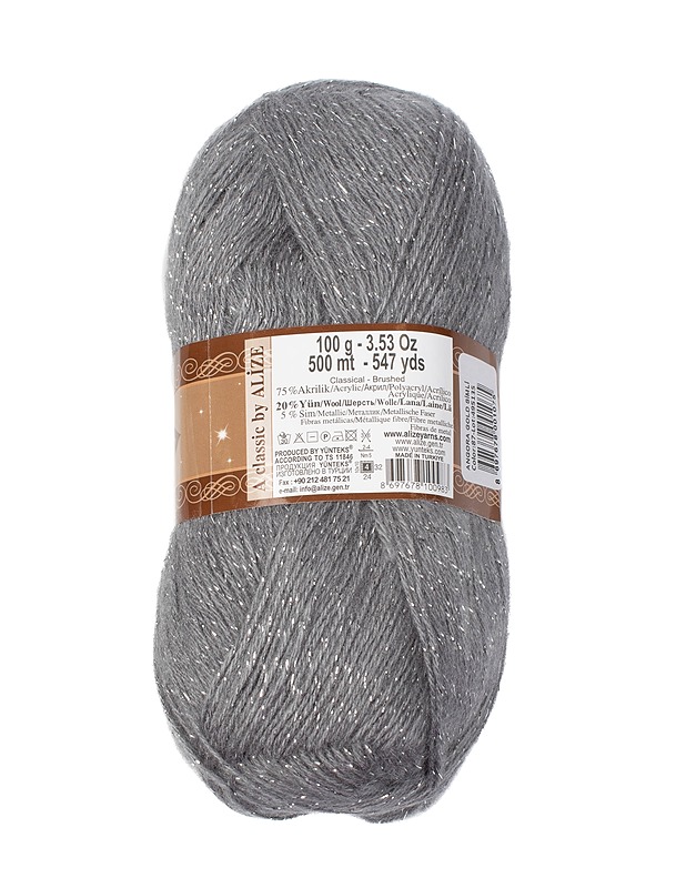 ALIZE Angora Gold Simli lanka, 100g - Käsityö - 10105397861 - 1
