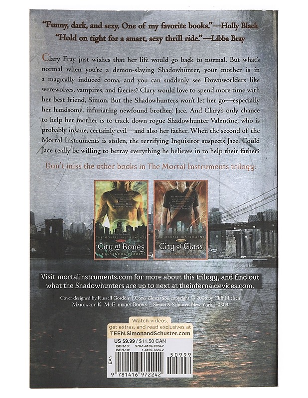 City of ashes - Cassandra Clare - Fantasia- ja scifi - 10105397866 - 1