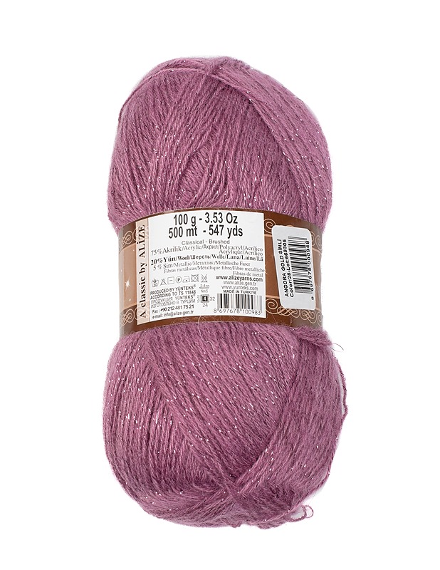 ALIZE Angora Gold Simli lanka, 100g - Käsityö - 10105397906 - 1