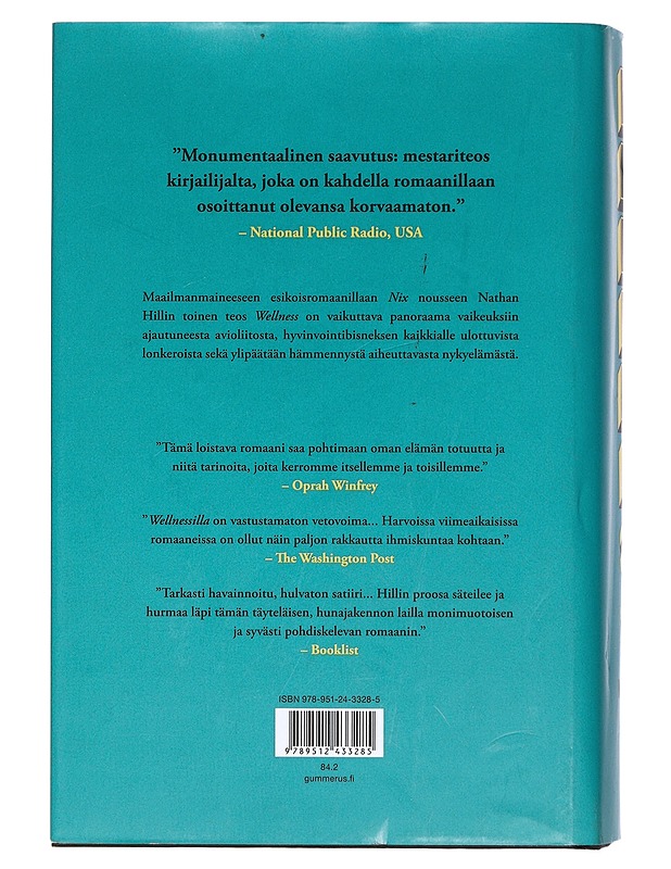 Wellness - Hill, Nathan - Romaanit ja novellit - 10105397904 - 1