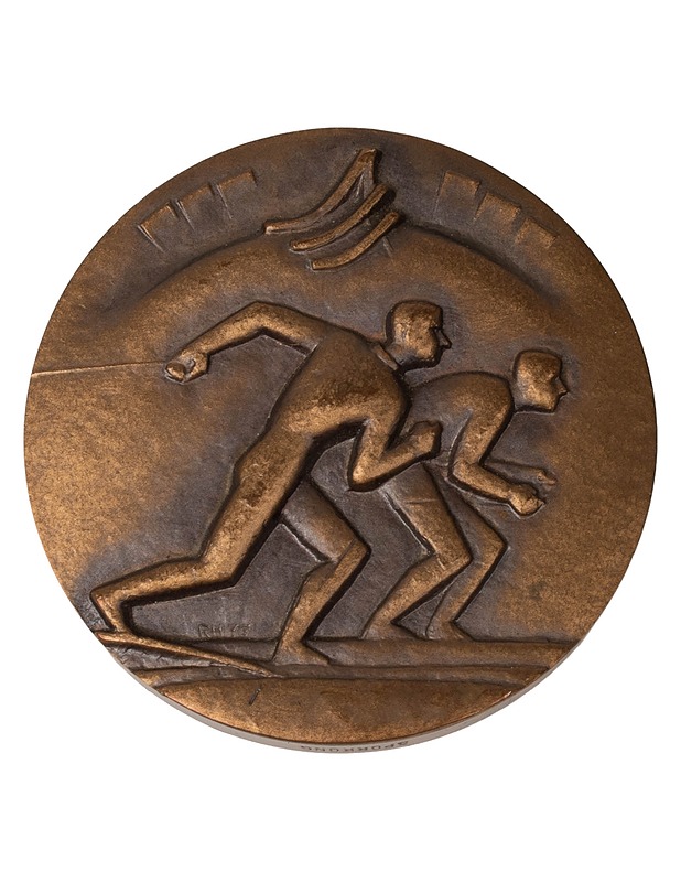 SPORRONG Hiihdon MM -kisat Lahti 1978 pöytämitali - Koriste-esineet - 10105397987 - 1