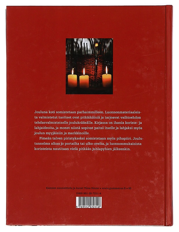 Joulun koristeita ja lahjaideoita - Tiina Rinne - Ruokakirjat - 10105397997 - 1