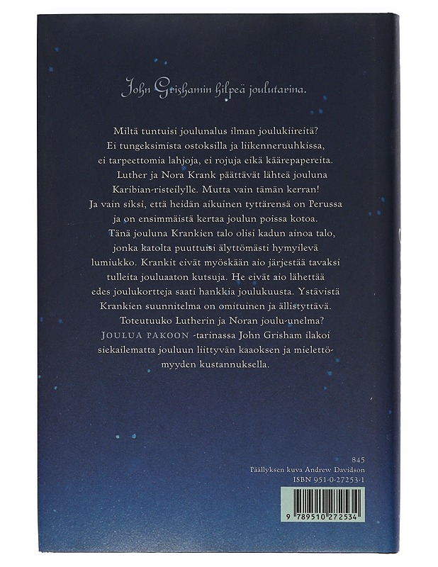 Joulua pakoon - Grisham, John - Lastenkirjat - 10105398011 - 1