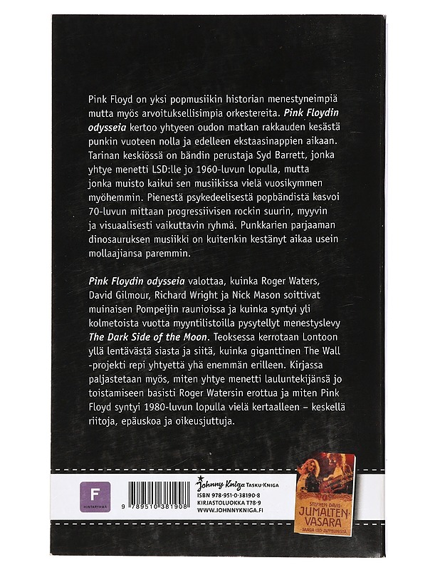 Pink Floydin odysseia - Schaffner, Nicholas - Historiakirjat - 10105398018 - 1