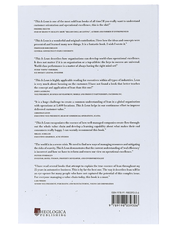This is lean : resolving the efficiency paradox - Modig, Niklas - Tietokirjat ja oppaat - 10105398032 - 1