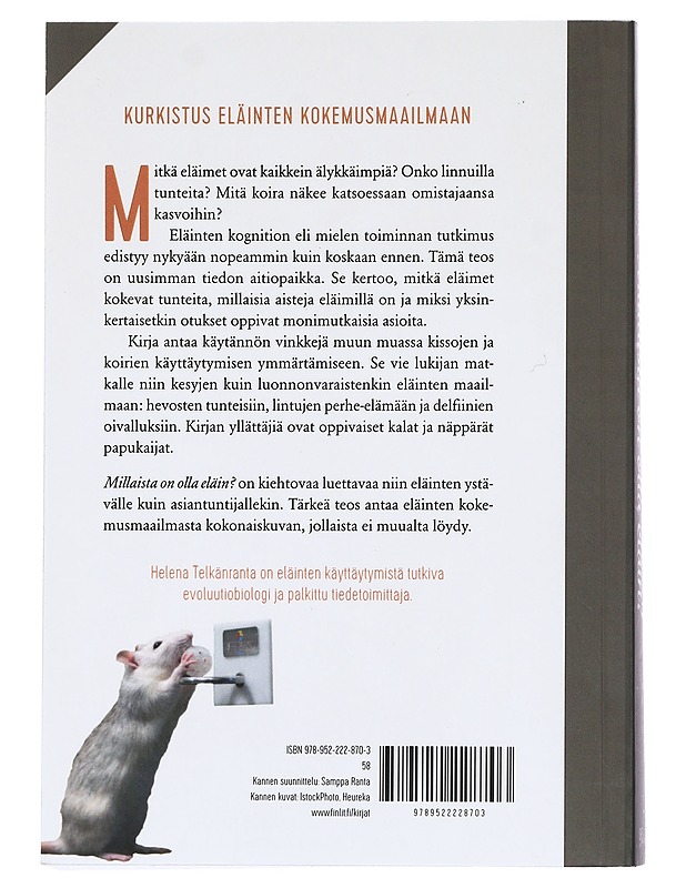 Millaista on olla eläin? - Helena Telkänranta - Tietokirjat ja oppaat - 10105398033 - 1