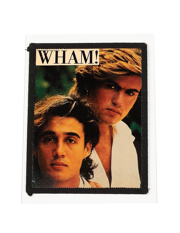Vintage kangasmerkki - WHAM - 1 kpl - Ompelu - 10105398050 - 0