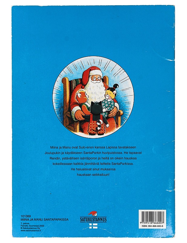 Miina ja Manu Santa Parkissa - Teutori - Lastenkirjat - 10105398052 - 1
