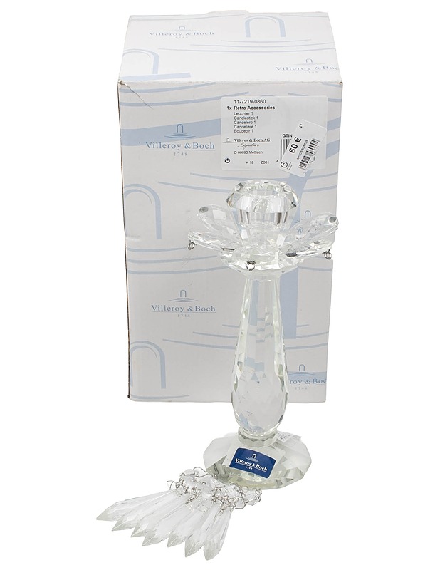 VILLEROY & BOCH Retro Accessories kristallikynttilänjalka - Kynttilänjalat - 10105398061 - 0