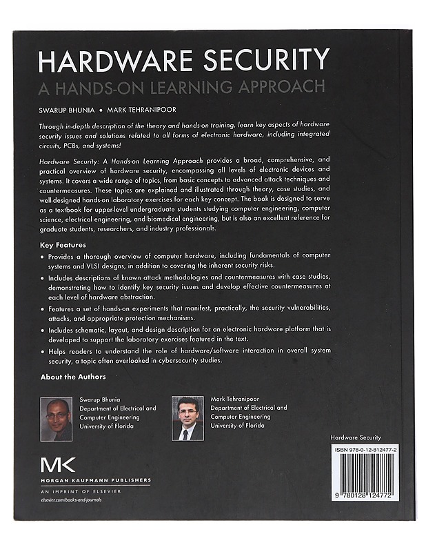 Hardware security: A hands-on learning approach - Swarup Bhunia, Mark Tehranipoor - Tietokirjat ja oppaat - 10105398157 - 1