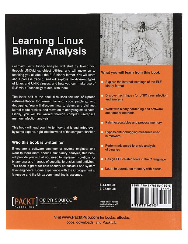 Learning Linux Binary Analysis - Ryan "elfmaster" O'Neill - Tietokirjat ja oppaat - 10105398170 - 1