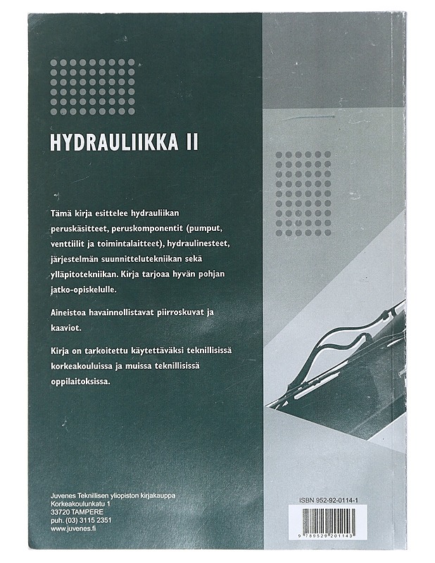 Koneautomaatio: Hydrauliikka II - Fonselius, Jaakko - Tietokirjat ja oppaat - 10105398183 - 1