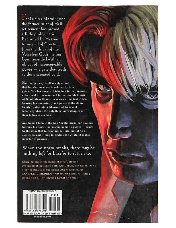 Lucifer: Children and monsters - Mike Carey, K 18 - Sarjakuvat - 10105398221 - 1