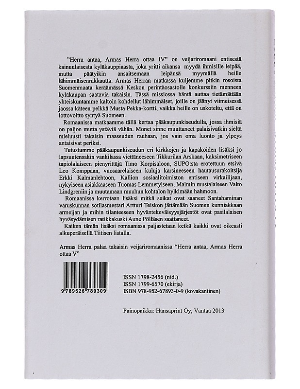 Herra antaa, Armas Herra ottaa. IV - Seppo Hildén - Tietokirjat ja oppaat - 10105398305 - 1