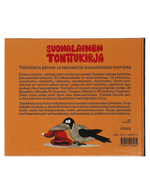 Suomalainen tonttukirja - Kunnas, Mauri - Lastenkirjat - 10105398336 - 1