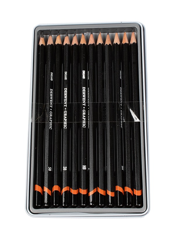 DERWENT Graphic Medium lyijykynät, 12 kpl - Askartelu - 10105398362 - 1
