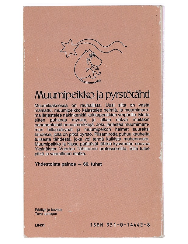 Muumipeikko ja pyrstötähti - Jansson, Tove - Romaanit ja novellit - 10105398447 - 1