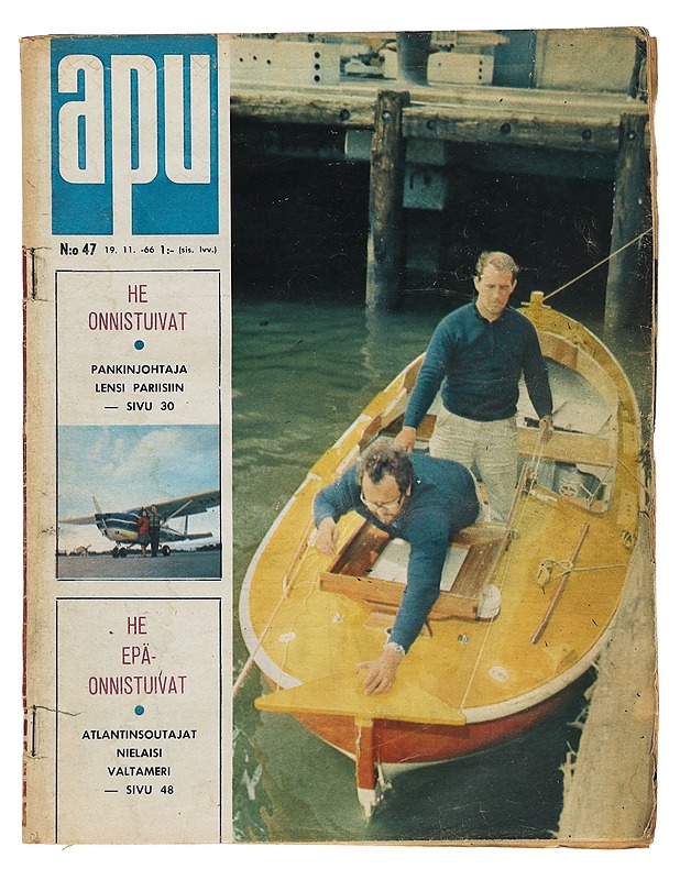 apu : N:o 47 ; 19.11. 1966 - Harrastekirjat - 10105398471 - 0