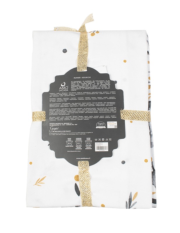 AMO LACASA kaitaliina, 45x140 cm - Joulutuotteet - 10105398490 - 1