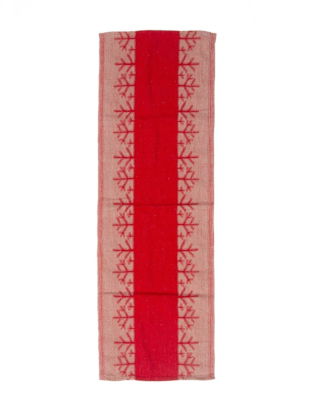 JOKIPIIN PELLAVA kaitaliina, 40x120 cm - Joulutuotteet - 10105398556 - 0