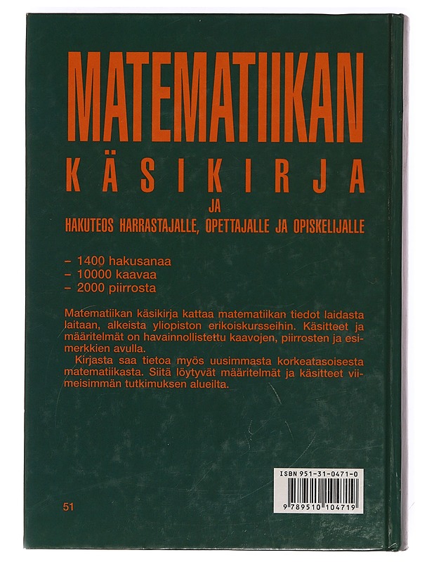 Matematiikan käsikirja - Thompson, Jan - Tietokirjat ja oppaat - 10105398586 - 1