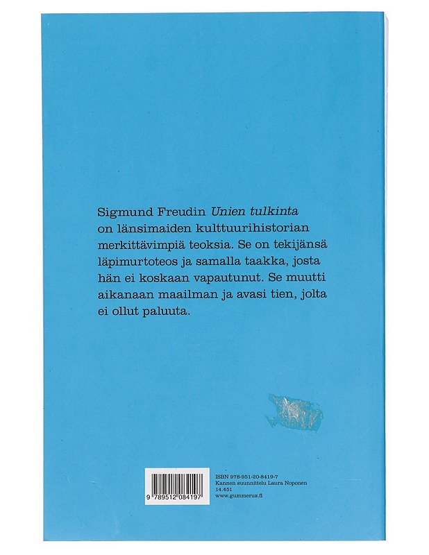 Unien tulkinta - Freud, Sigmund - Tietokirjat ja oppaat - 10105398648 - 1