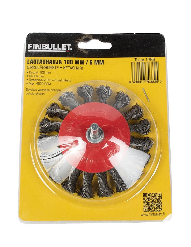 FINBULLET Lautasharja 100 mm / 6 mm - Muut urheiluvälineet ja vapaa-aika - 10105398668 - 0