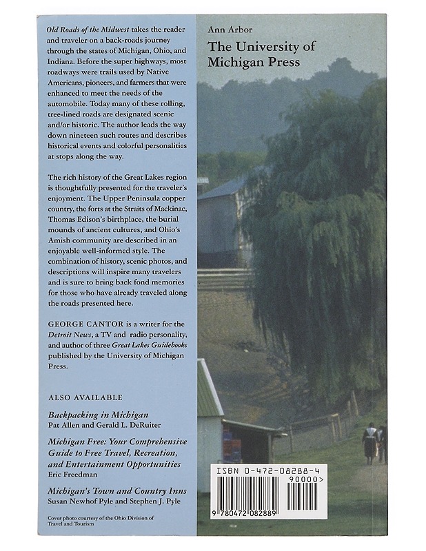 Old Roads of the Midwest - George Cantor - Historiakirjat - 10105398683 - 1