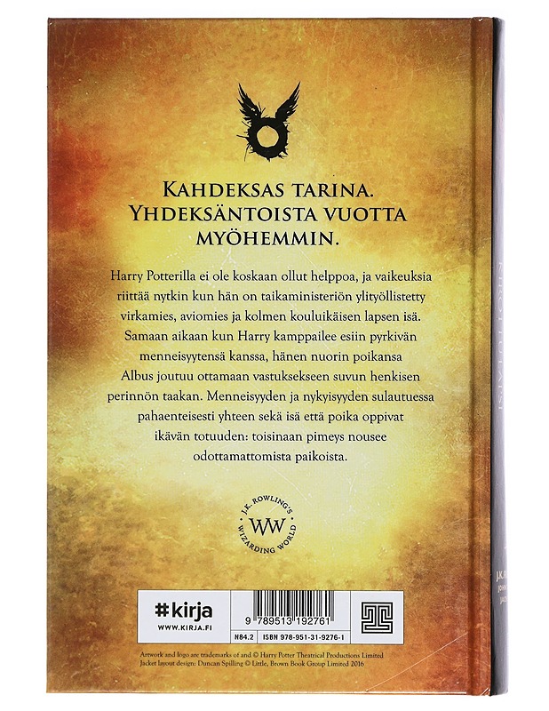 Harry Potter ja kirottu lapsi. Osat yksi ja kaksi - Thorne, Jack - Kirja lahjaksi - 10105398740 - 1