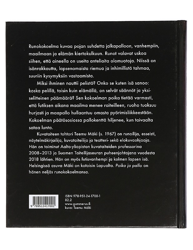 Poika ja pallo - Teemu Mäki - Romaanit ja novellit - 10105398771 - 1